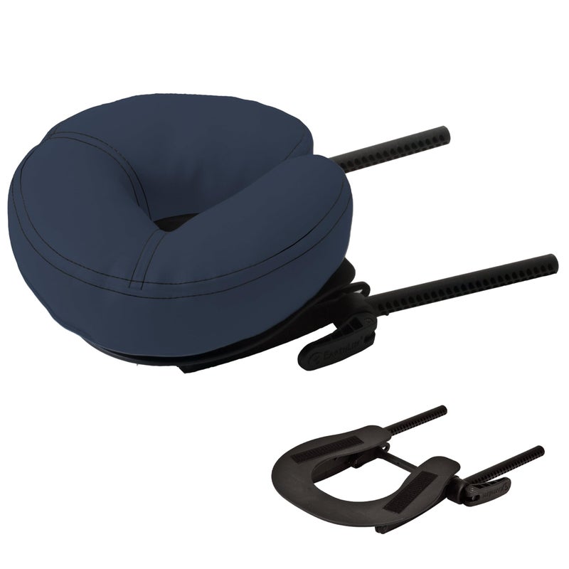 EarthLite Massage Table Face Cradle Deluxe Adjustable - Durable, Fully Adjustable Headrest Platform for Massage Chairs & Tables, Mystic Blue - Image 2